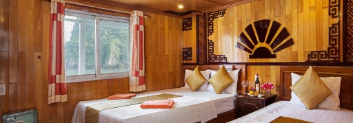 Du lịch Hạ Long - Vịnh Lan Hạ 3 ngày 2 đêm ngủ tàu Golden Bay Cruise (1)