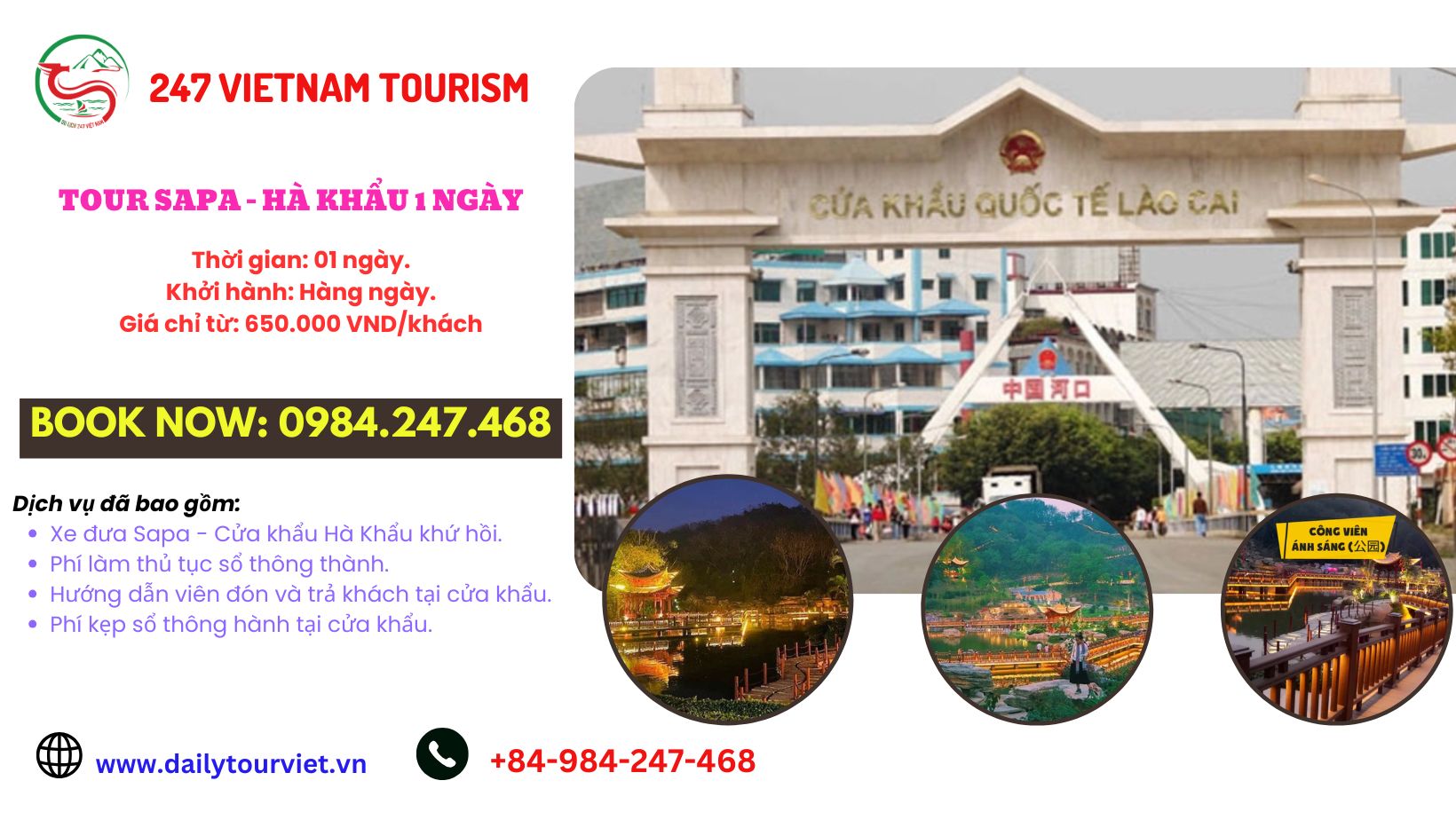 Tour Sapa - Hà Khẩu 1 ngày