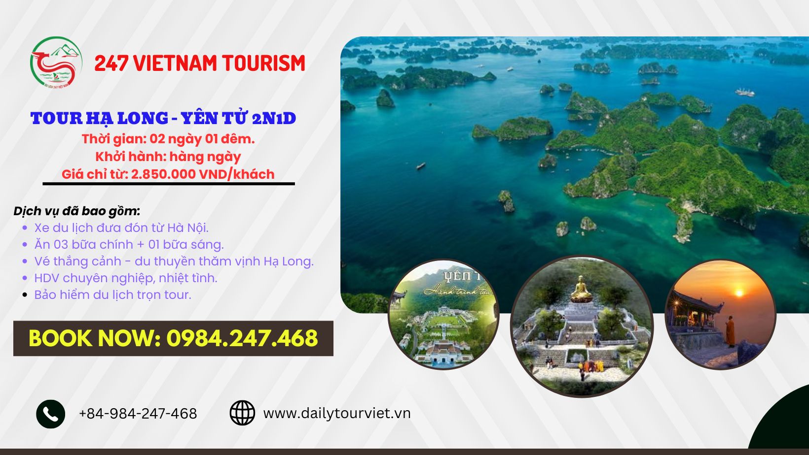 Tour Hạ Long - Yên Tử 2 ngày